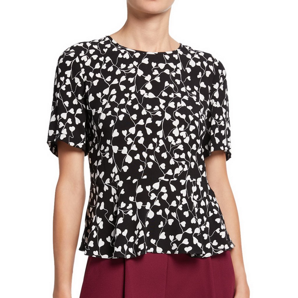 Nwt Diane Von Furstenberg Dvf Orilla Peplum Top, Xs, From Work To Everyday Chic